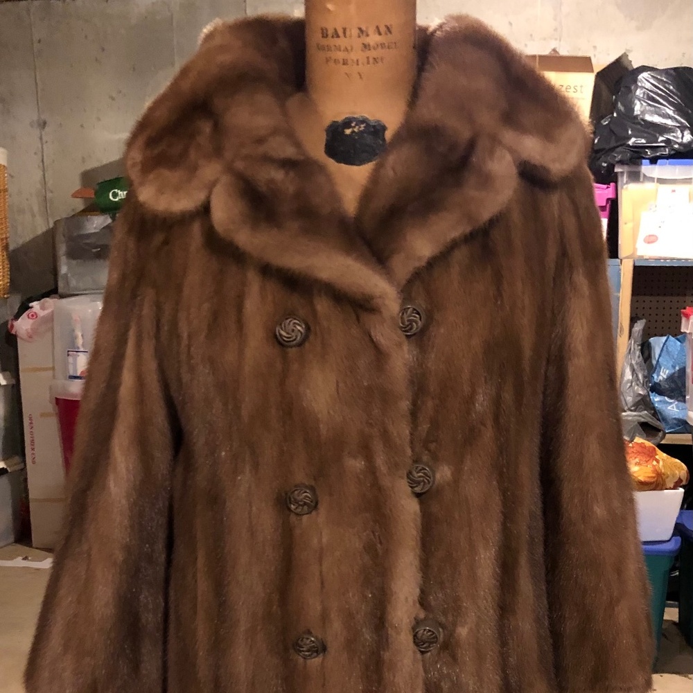 Designer Mink Coat in Excellent Condition